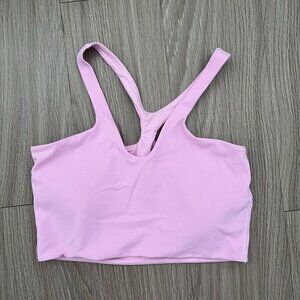 Lululemon Vita Pink Bend This V and Racer Bra Light Support, A-C Cups (Size S/M)